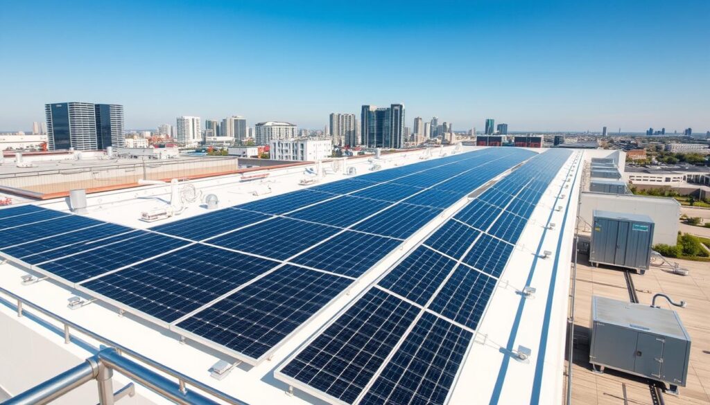 Photovoltaikanlage auf einem Gewerbebetrieb